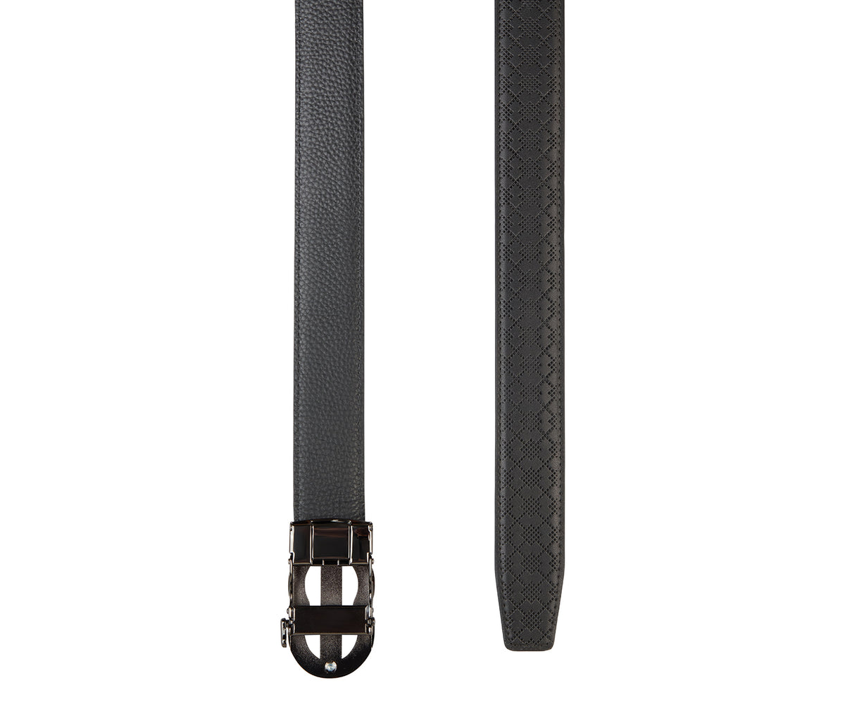 Men's Stylish Belt in Genuine Leather - Black