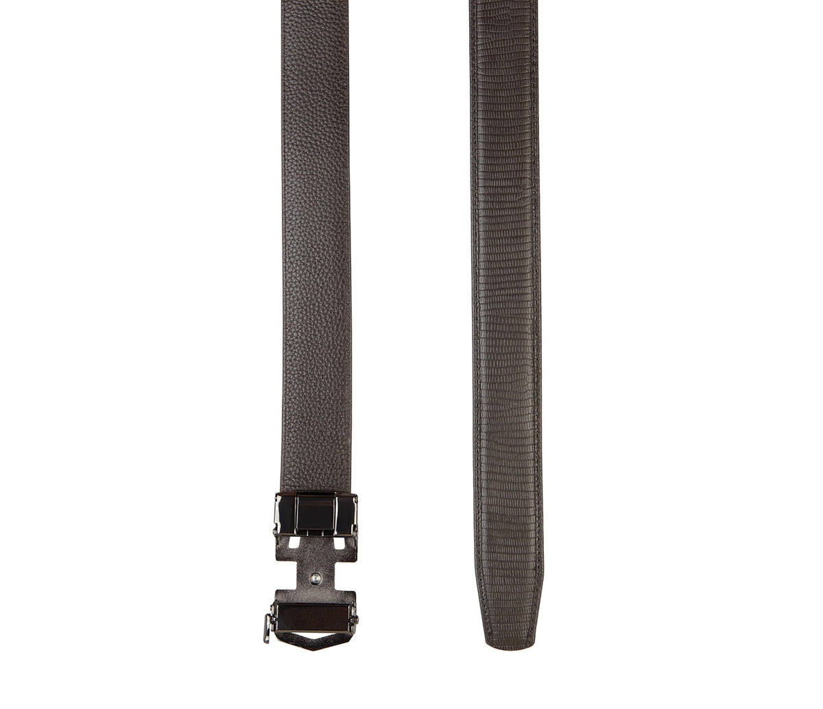 Men's Stylish Belt in Genuine Leather - Brown