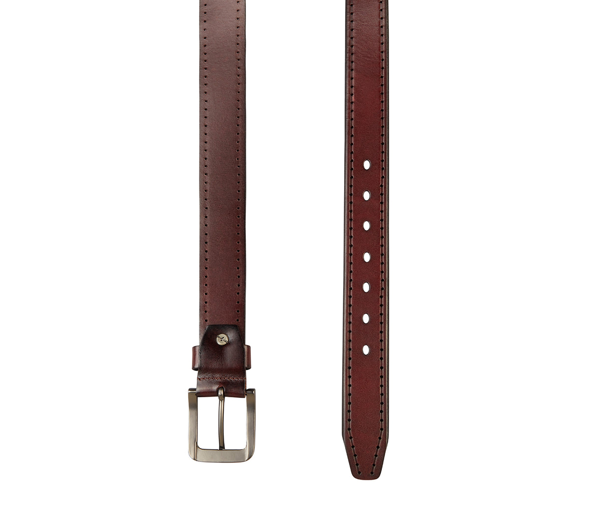 Men's Stylish Belt in Genuine Leather - Brown