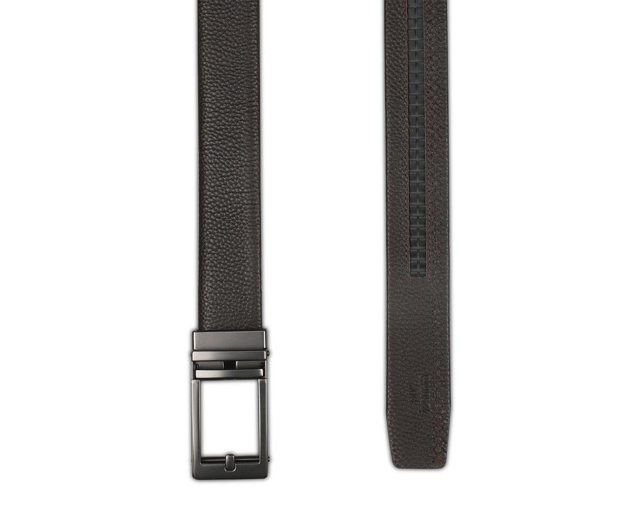 Men's belt in Genuine Leather - Brown