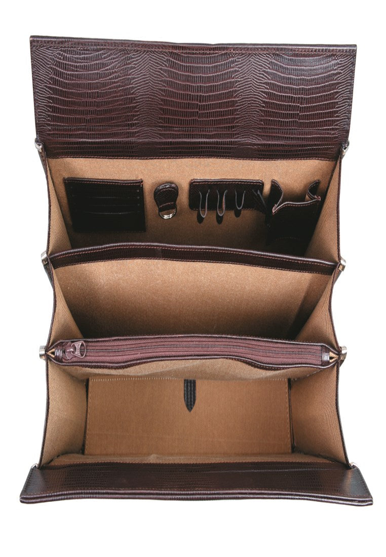 Paul Laptop, Portfolio Office Executive Bag - Brown