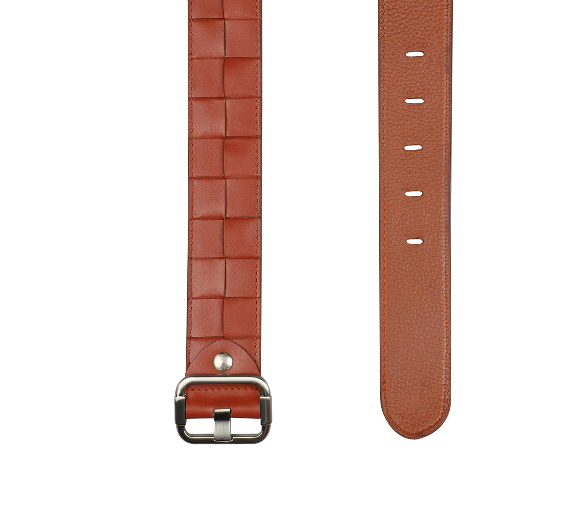 Women's stylish belt in Genuine Leather - Tan
