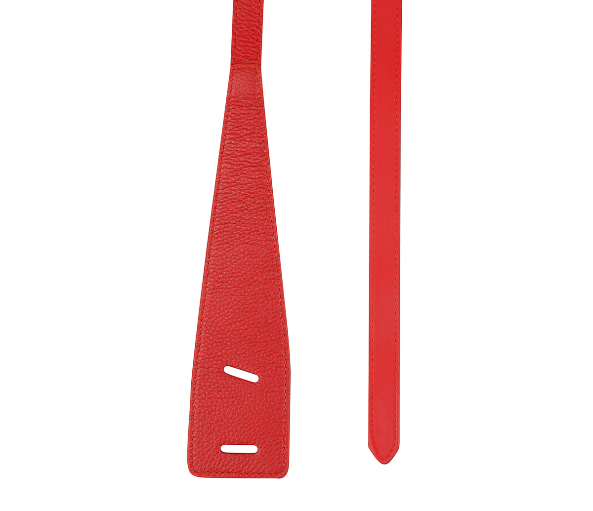 Women's stylish belt in Genuine Leather - Red
