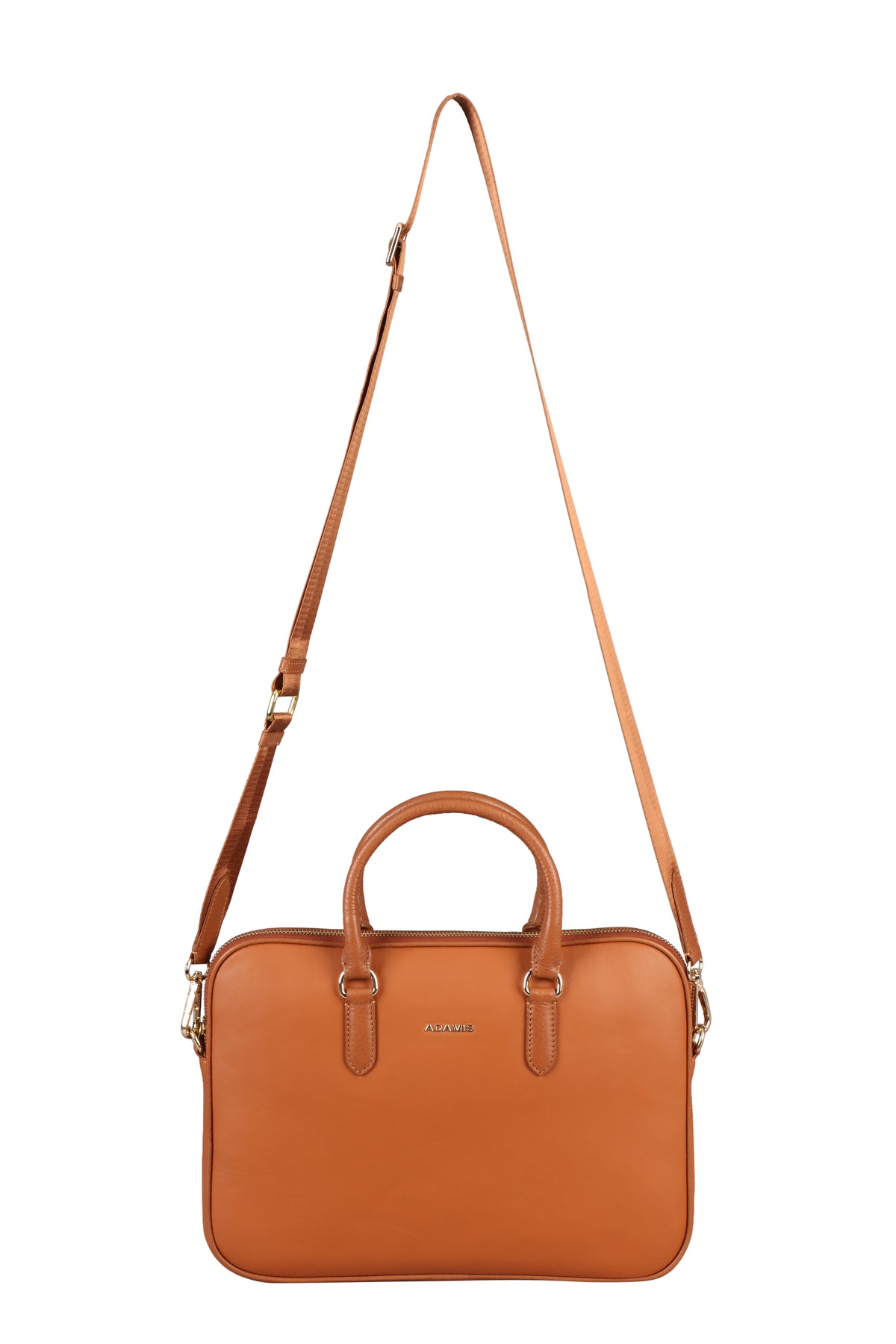 Jorge Laptop, Portfolio Office Executive Bag in Genuine Leather - Tan