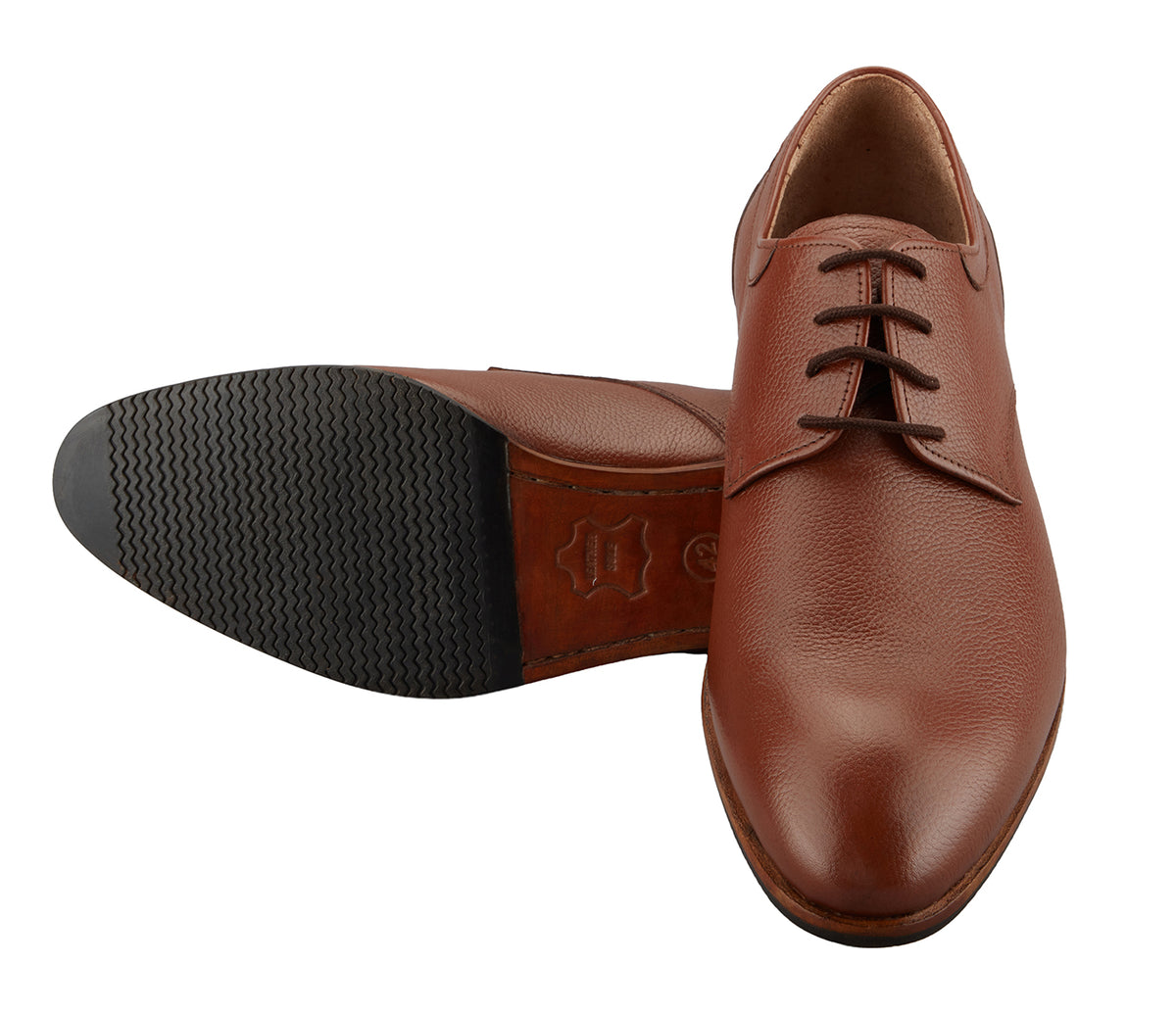 Loafer Lace Up Shoes - Tan