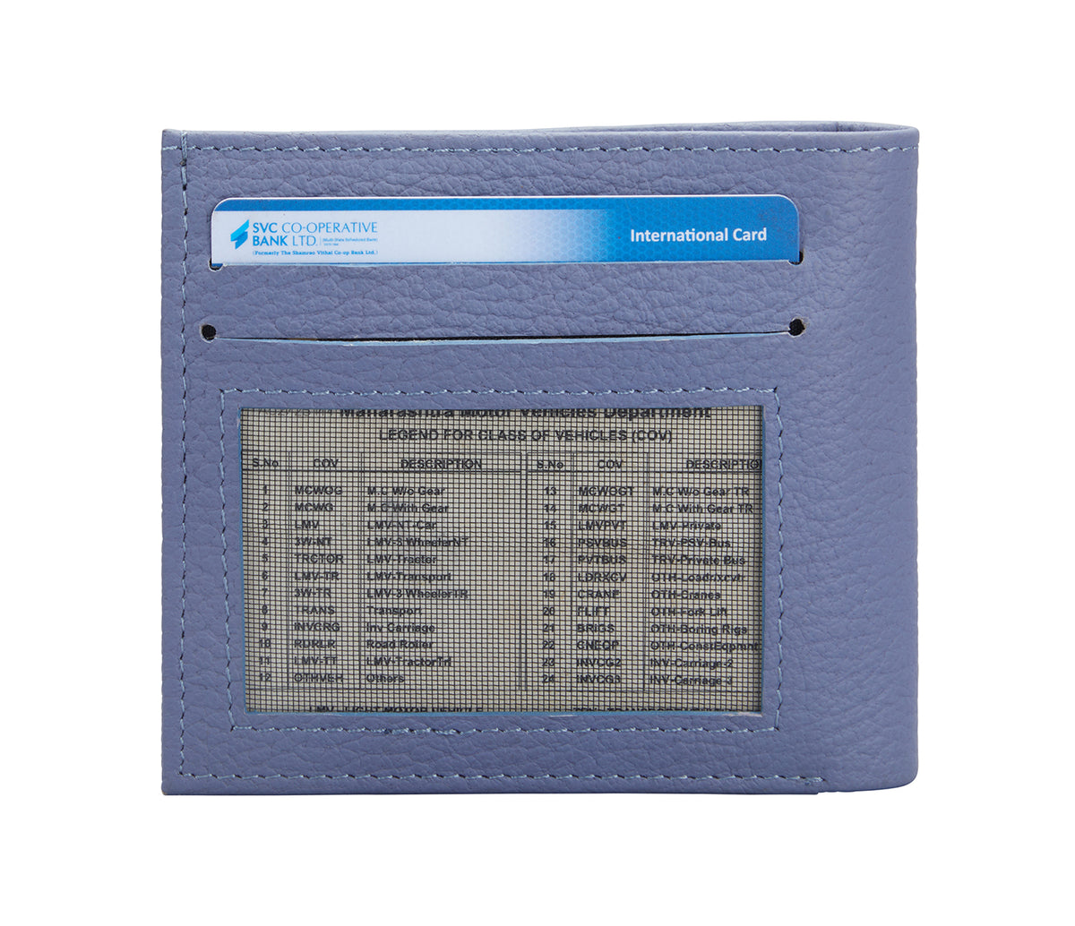 Alfred Mens Wallet - Lt Blue