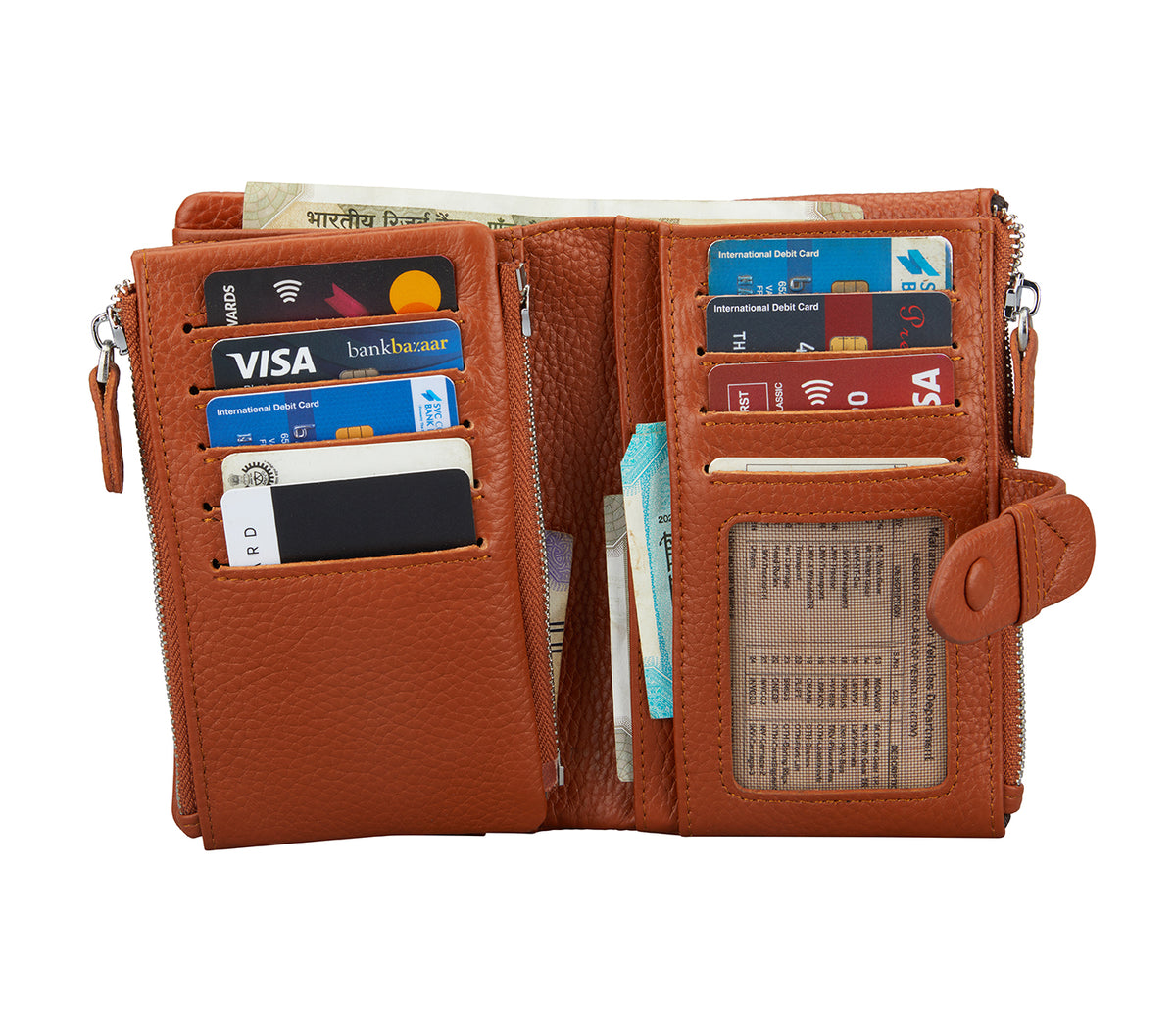 Carmen Womens Wallet - Tan