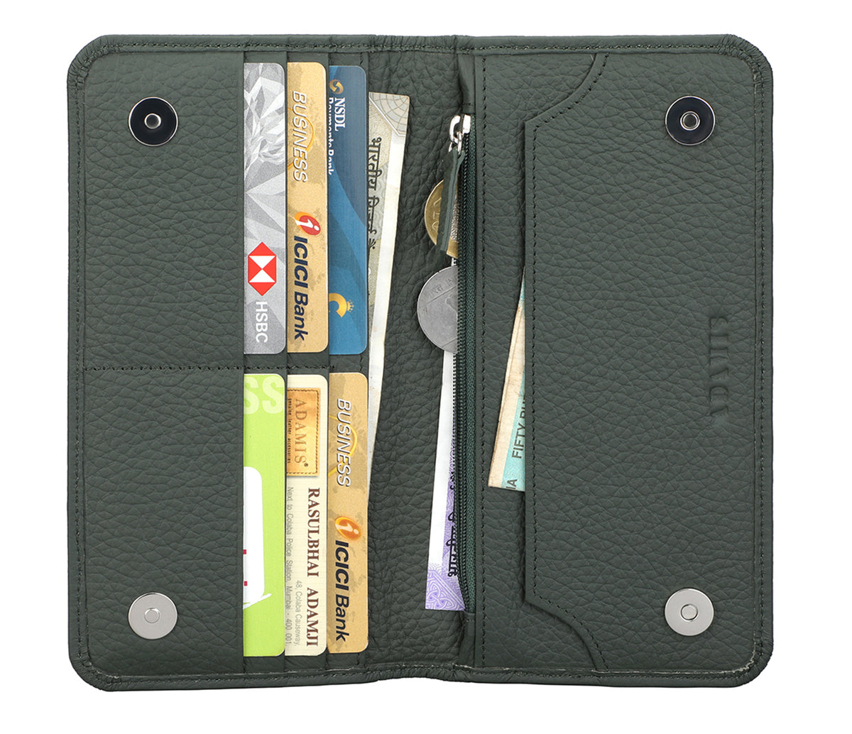 Ria Womens Wallet - Green