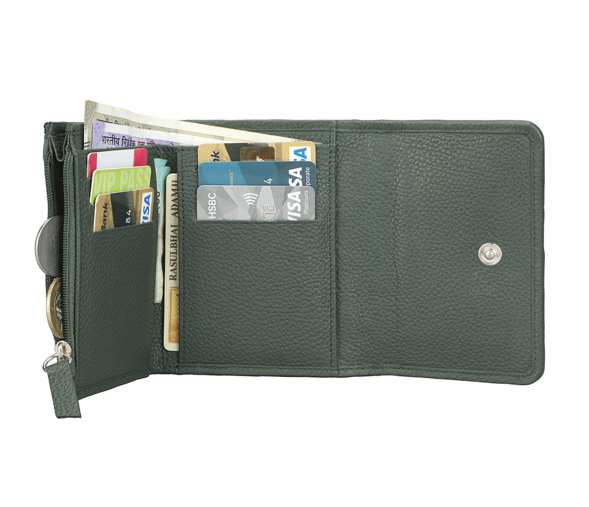 Solana Womens Wallet - Green