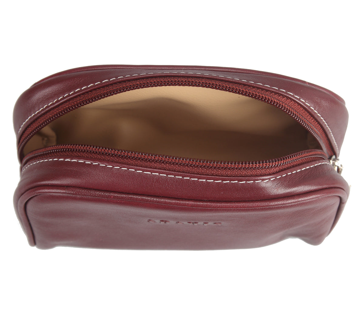 Unisex Wash & Toiletry Travel Pouch - Wine