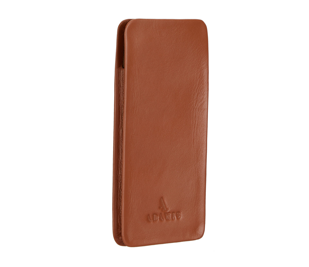Soft stitch free spectacle case - Tan