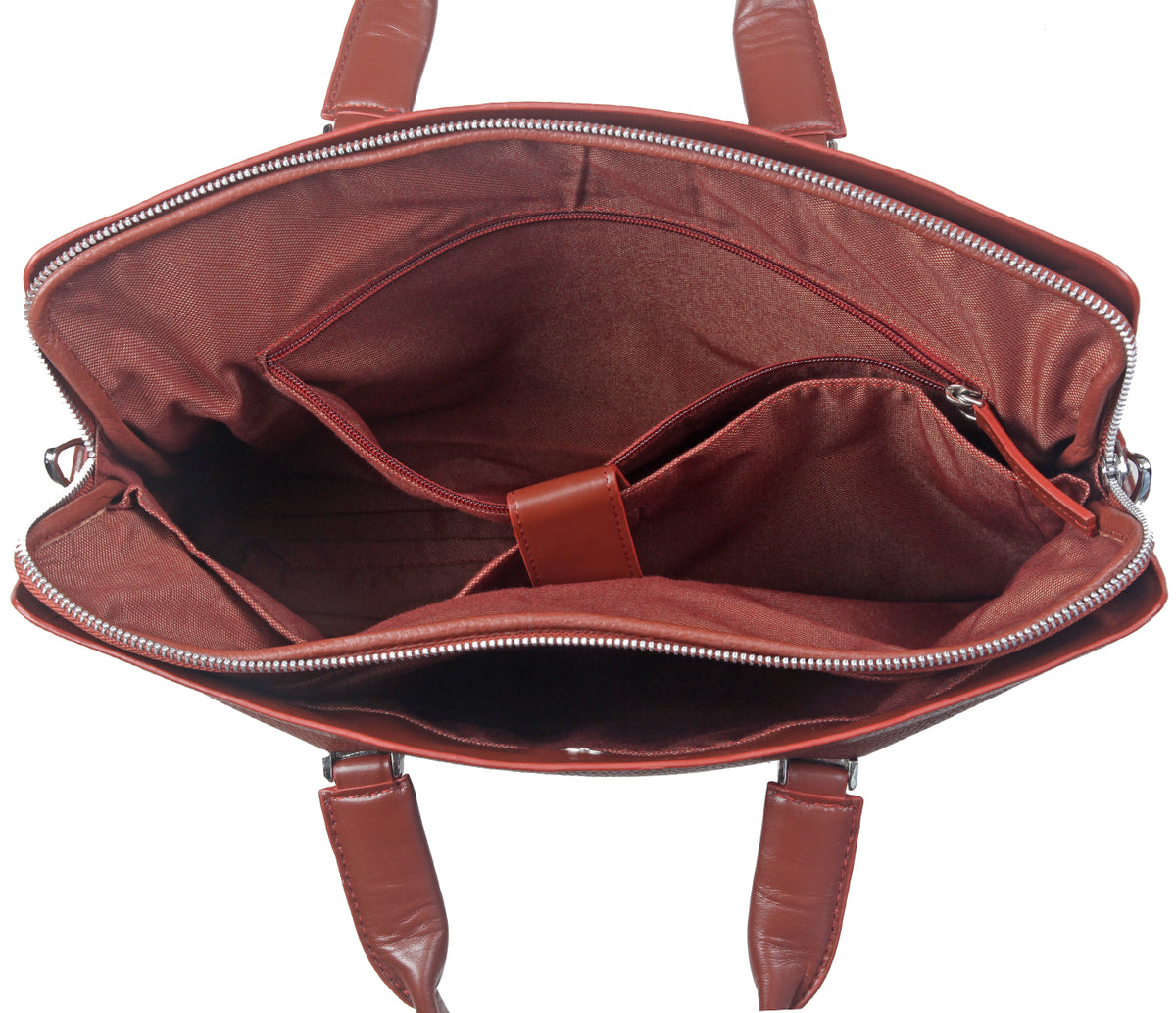 Austin Laptop, Portfolio Bag - Tan
