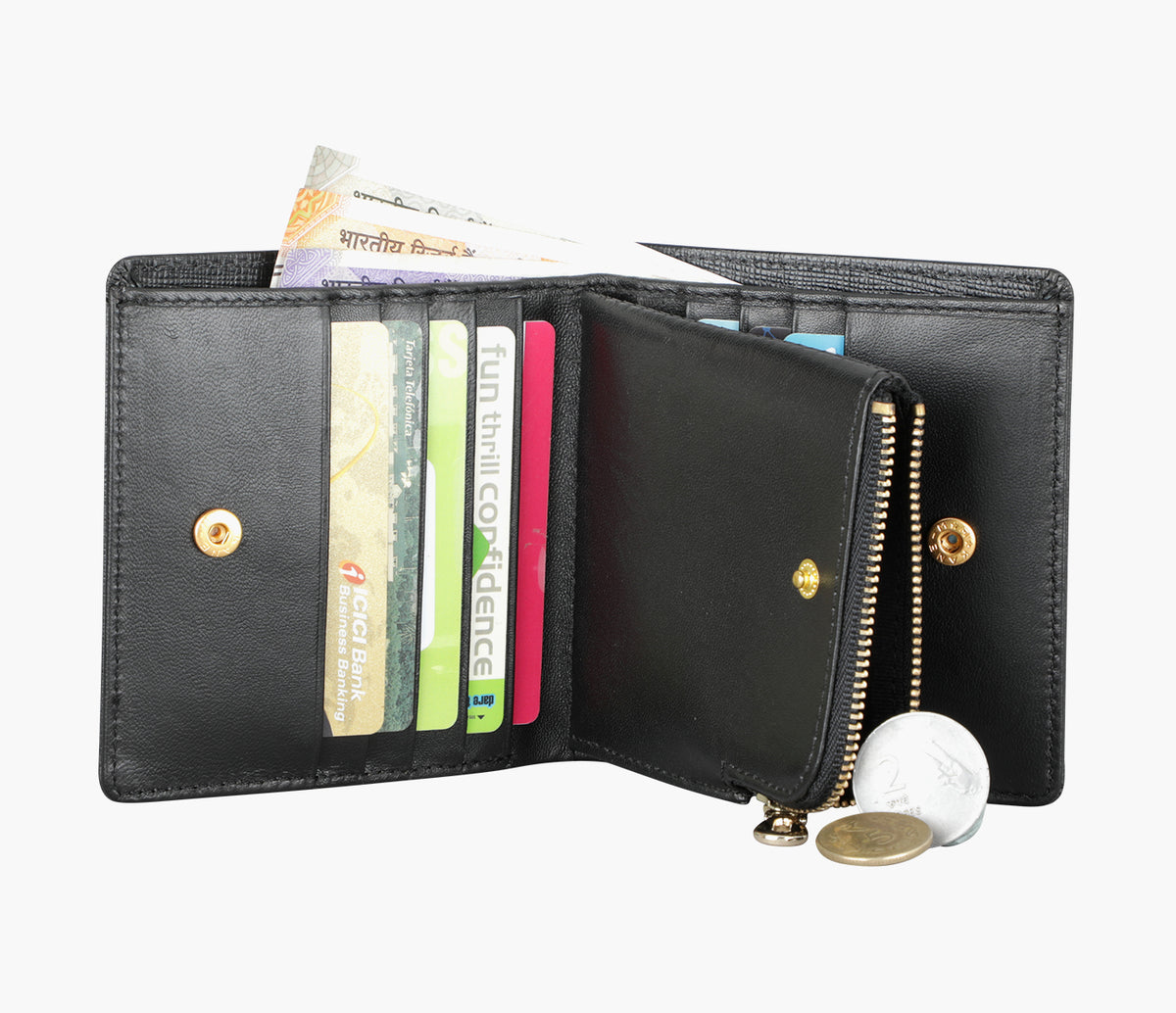 Alabama Womens Wallet - Black
