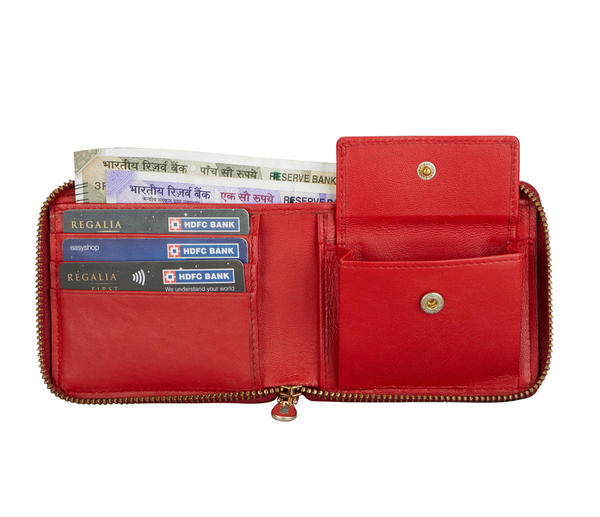 Denzel Mens Wallet-Red