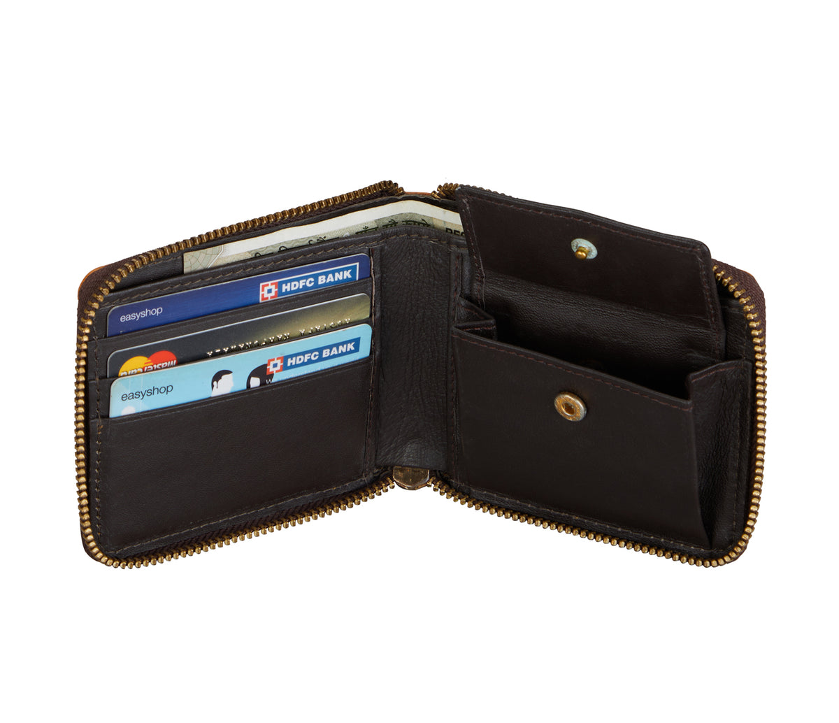 Denzel Mens Wallet-Tan