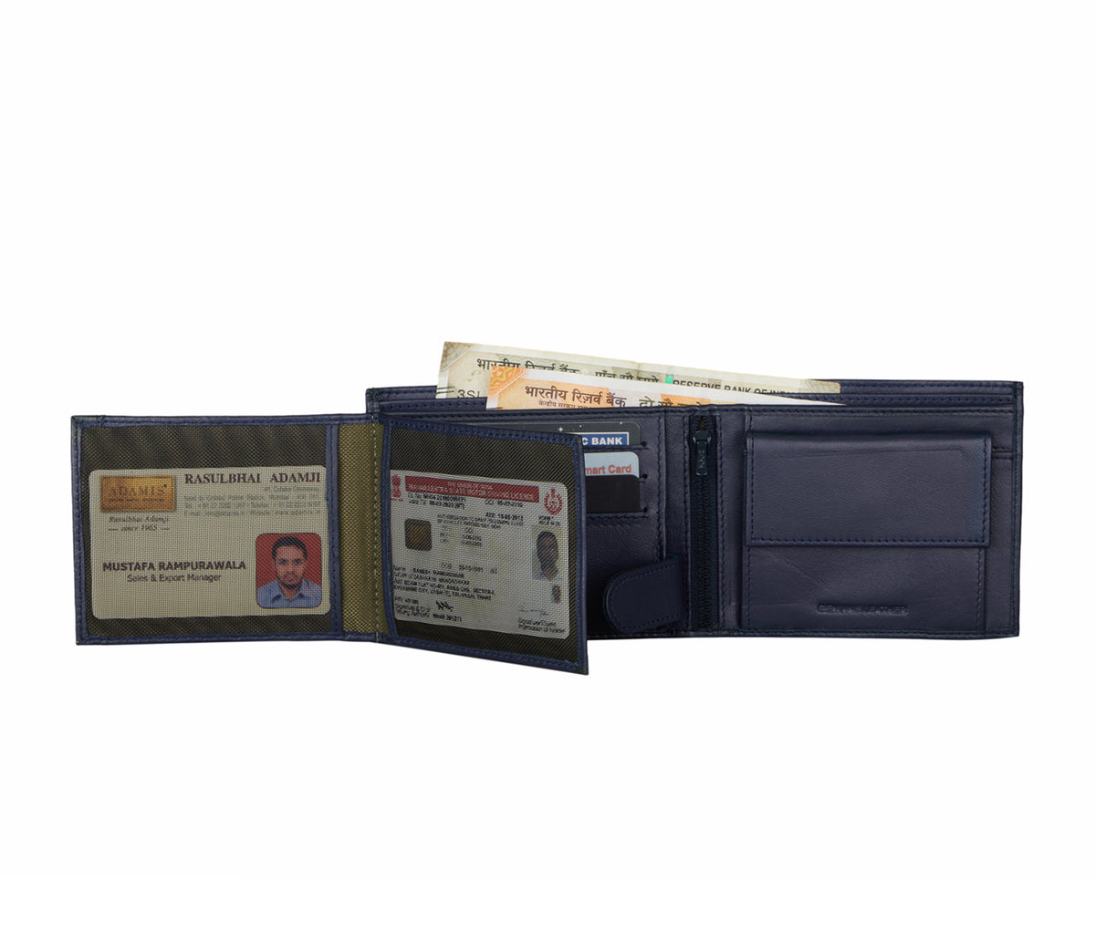 Stefano Mens Wallet - Blue