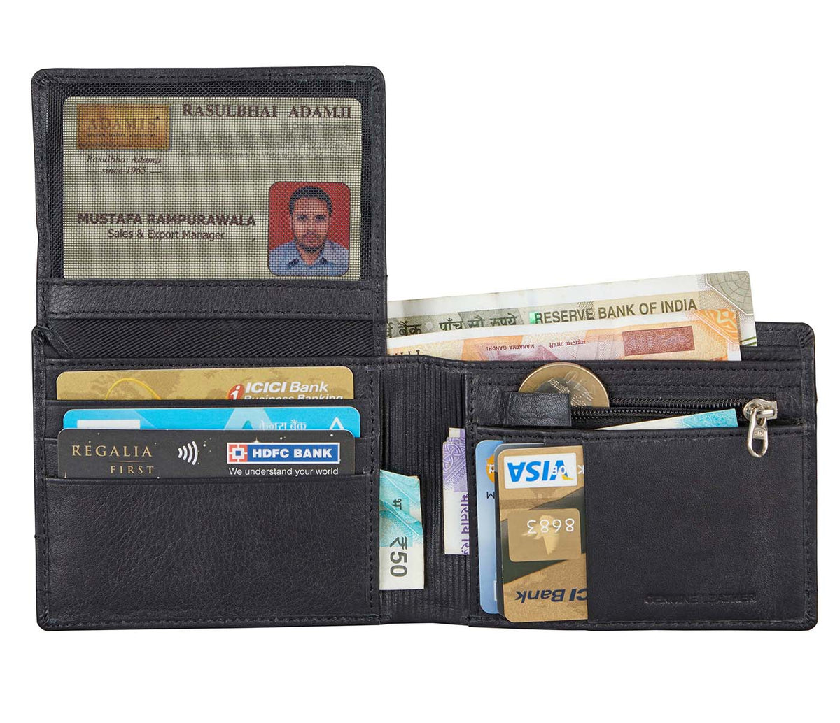Pedro Mens Wallet-Black