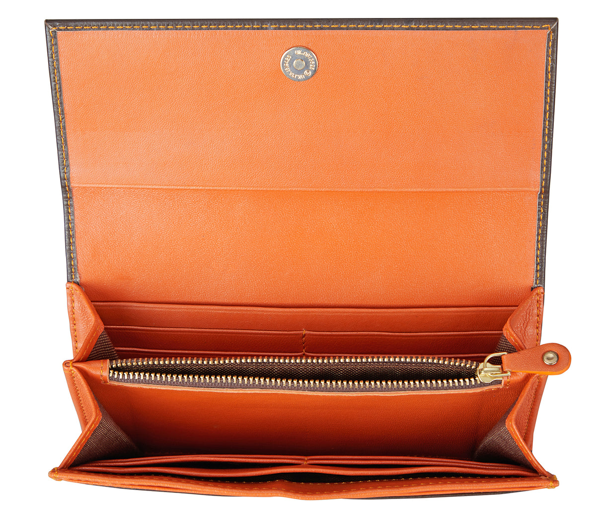 Imala Womens Wallet - Brown