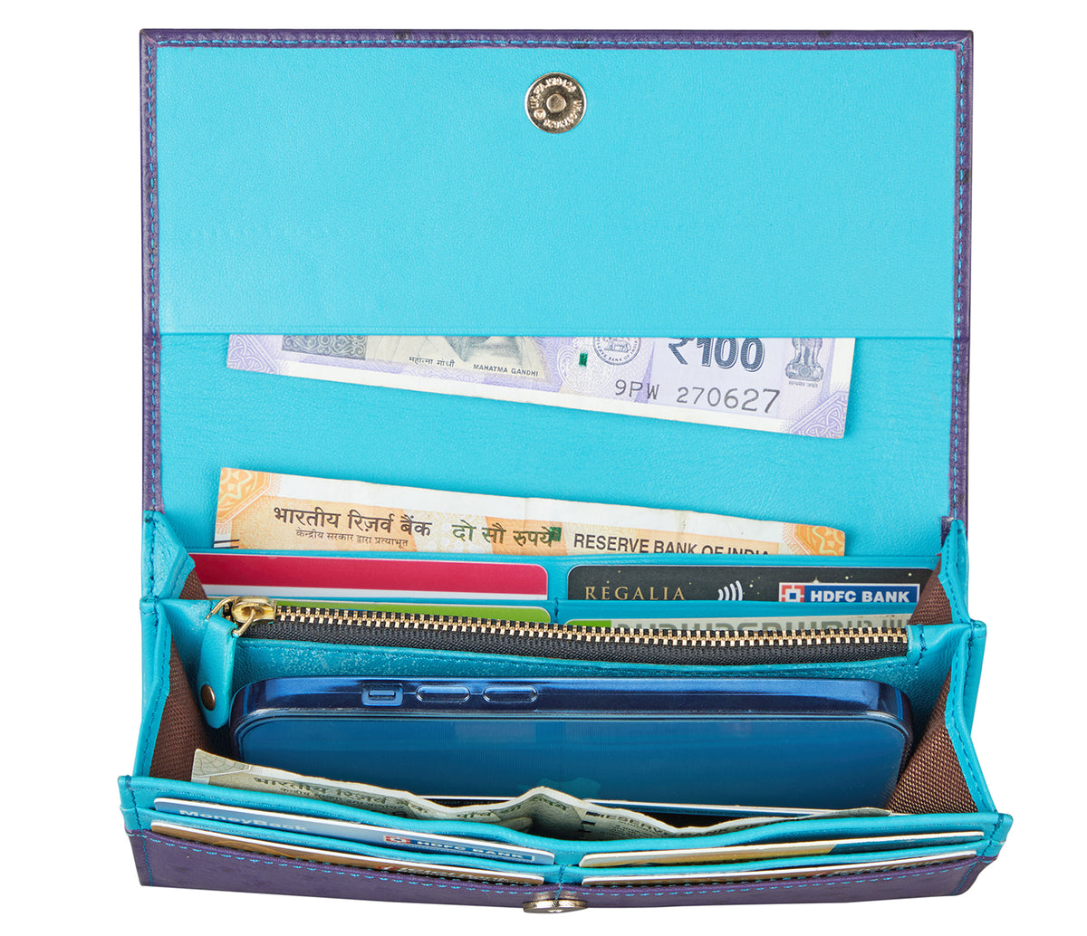 Imala Womens Wallet - Purple
