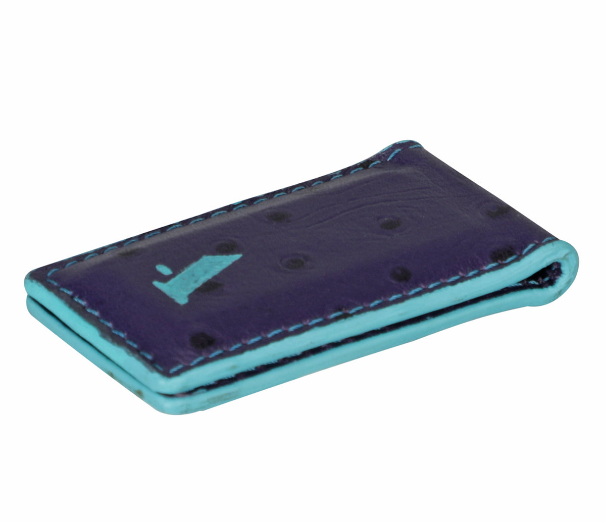 Magnetic Money Clip And Card Holder - Purple