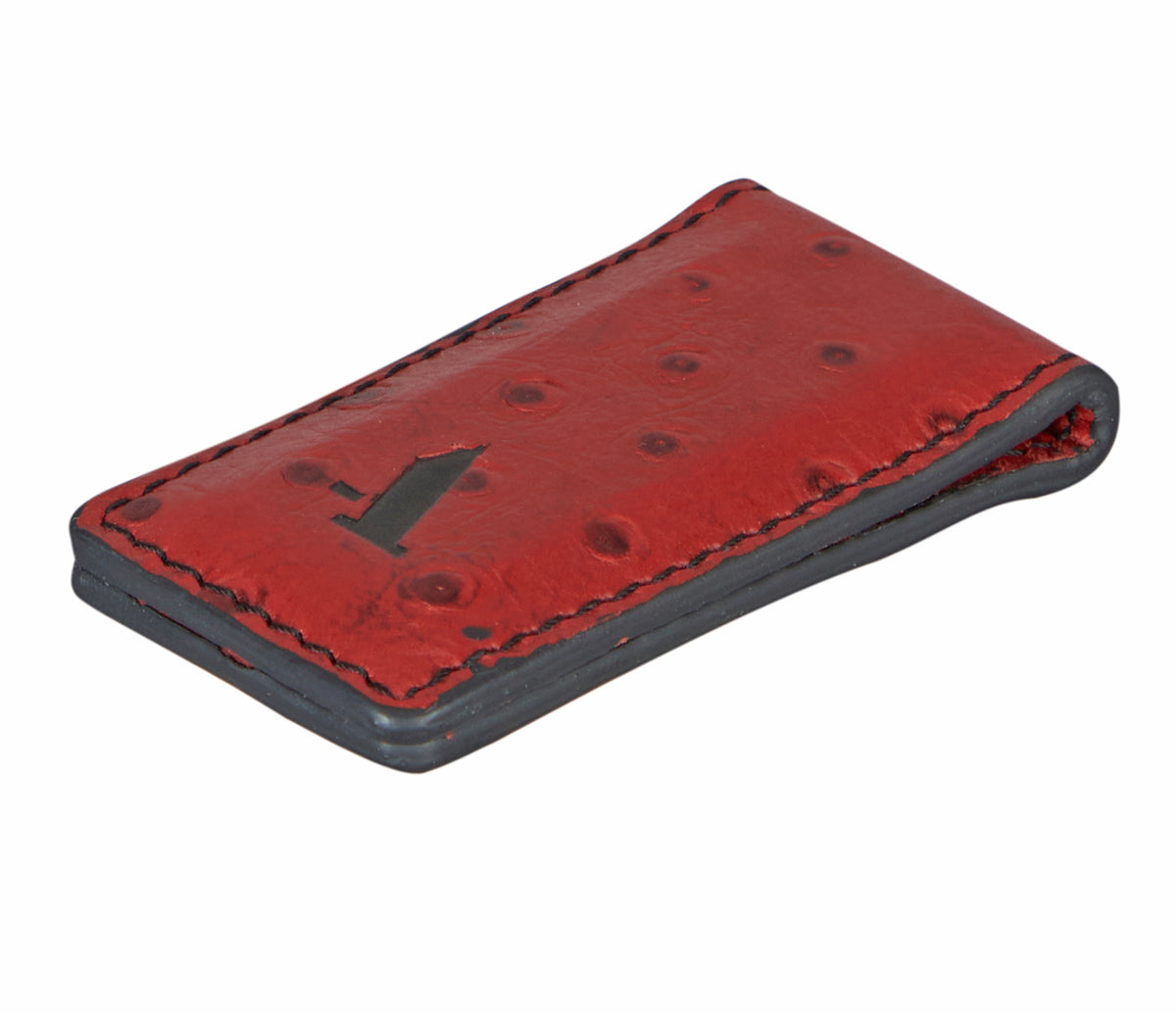 Magnetic Money Clip And Card Holder - Red