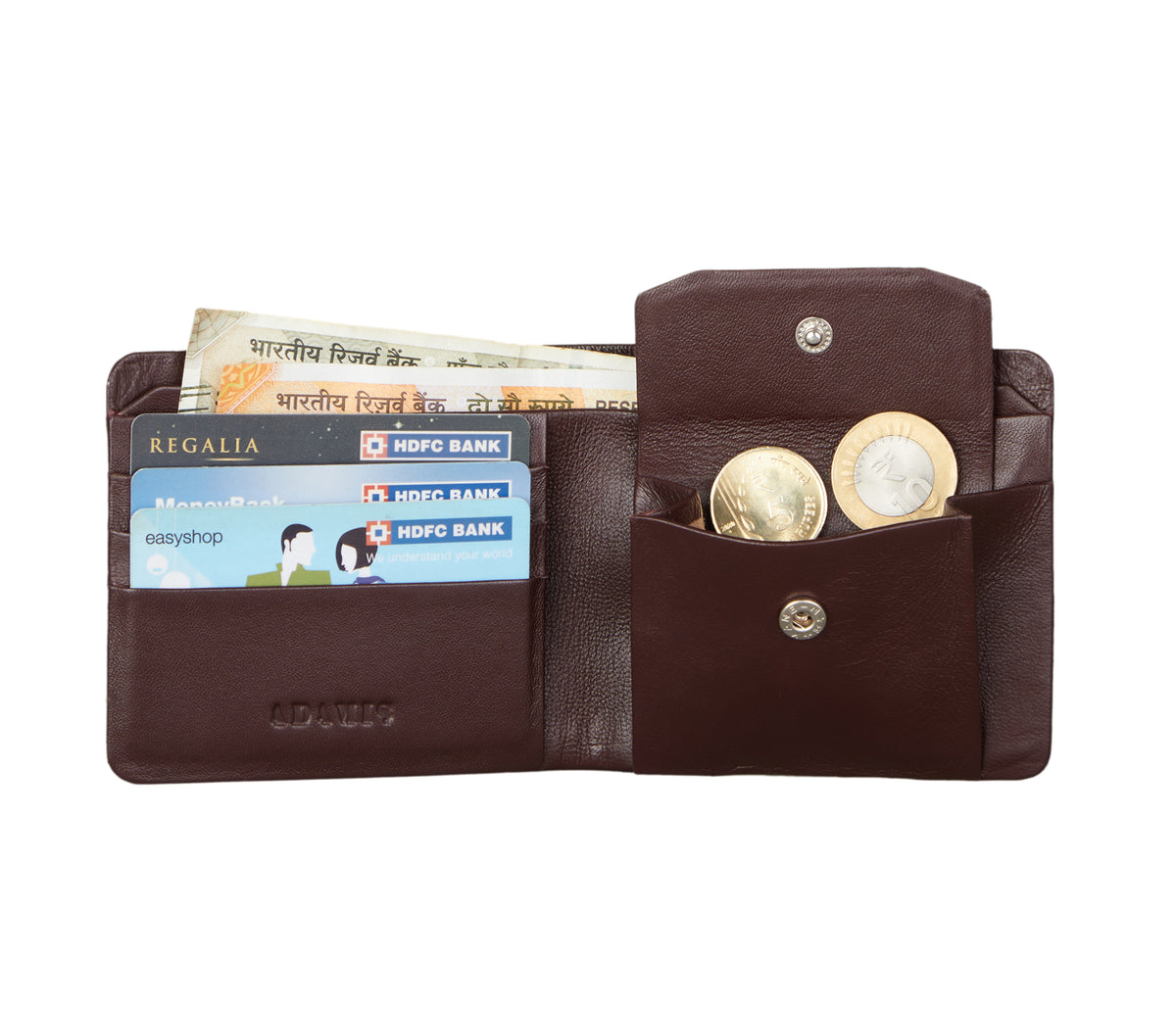 Ashton Mens Wallet - Wine