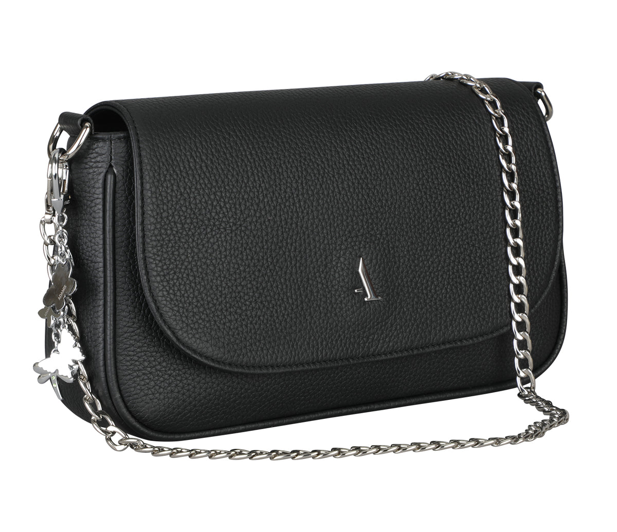 Esmeralda Sling Cross Body Bag-Black