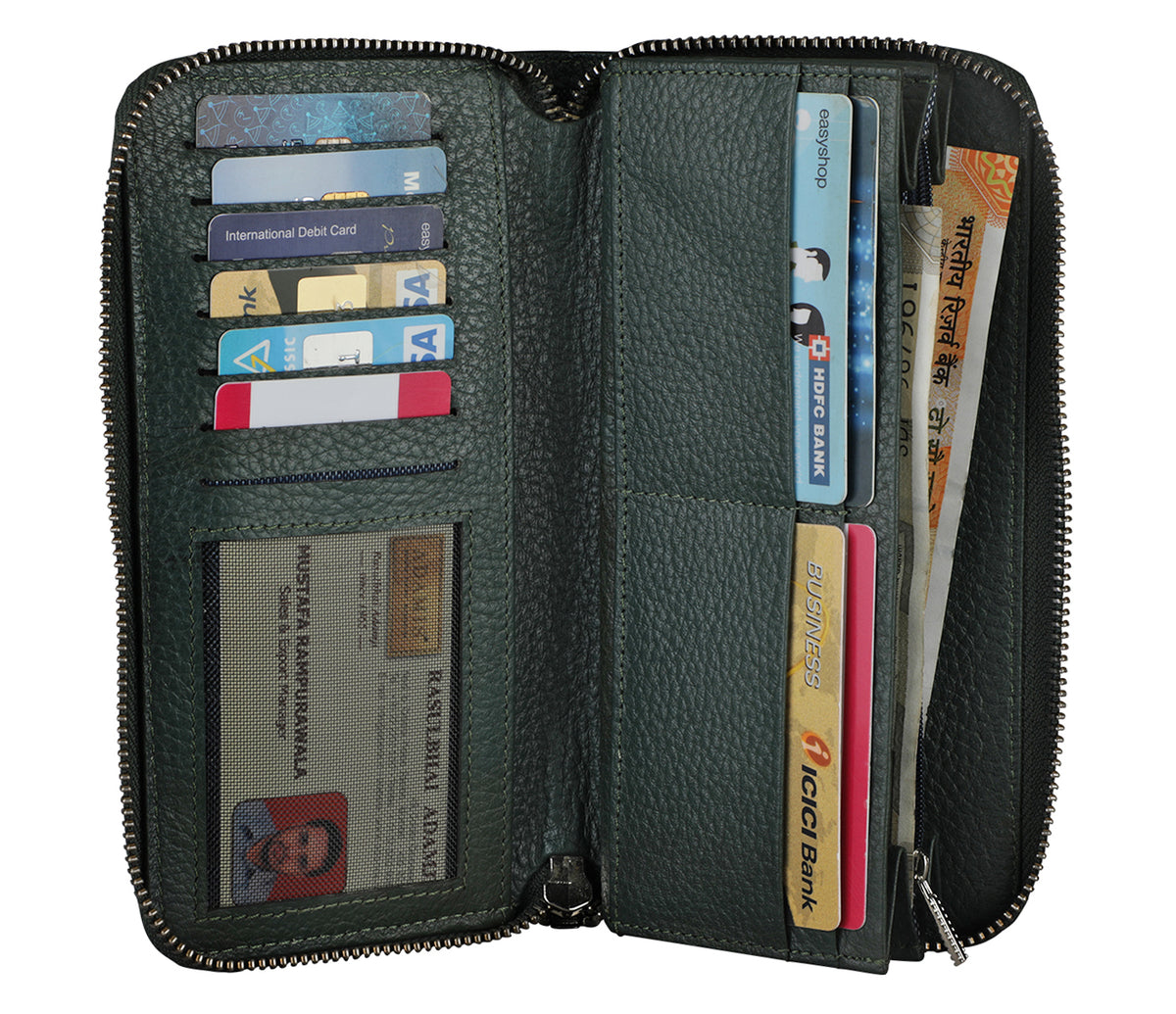 Aurelia Womens Wallet - Green