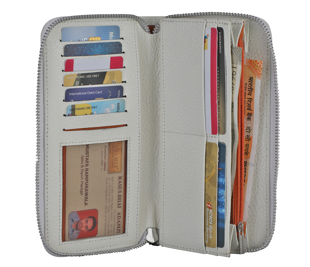 Aurelia Womens Wallet - Offwhite