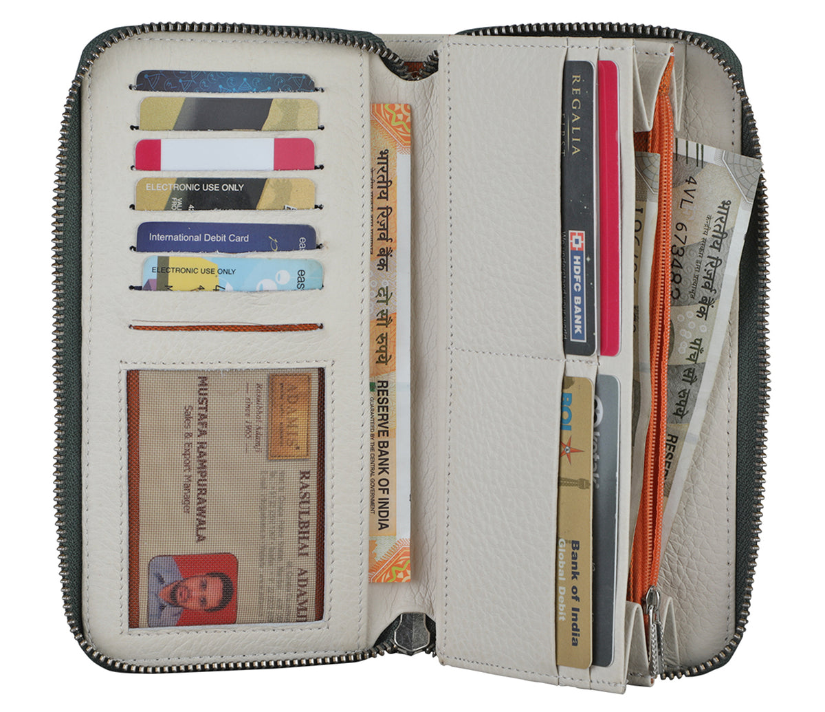 Aurelia Womens Wallet - White