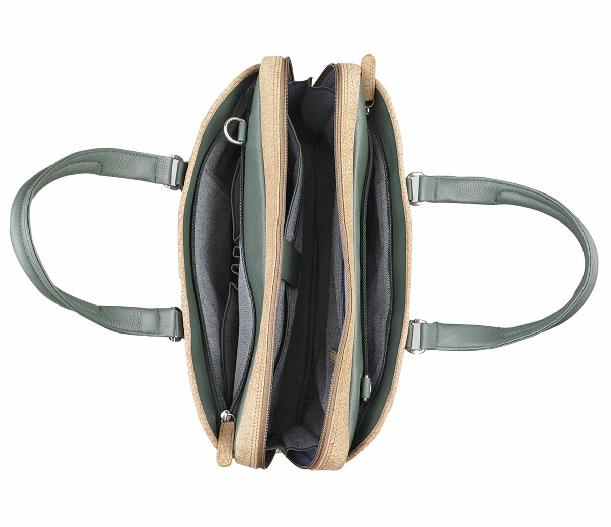 Samuel Laptop, Portfolio Bag - Green