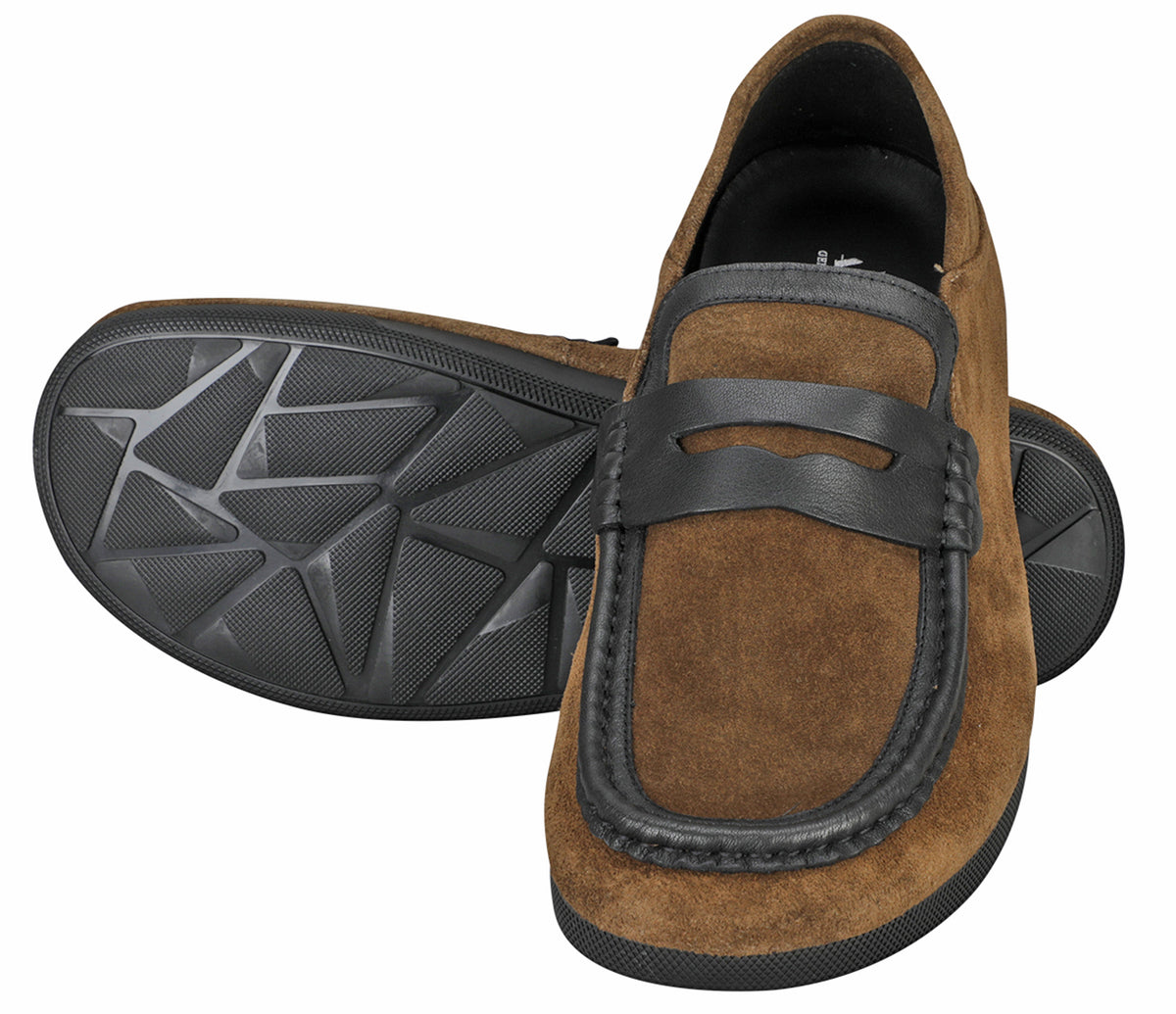 Suede Moccasin - Brown