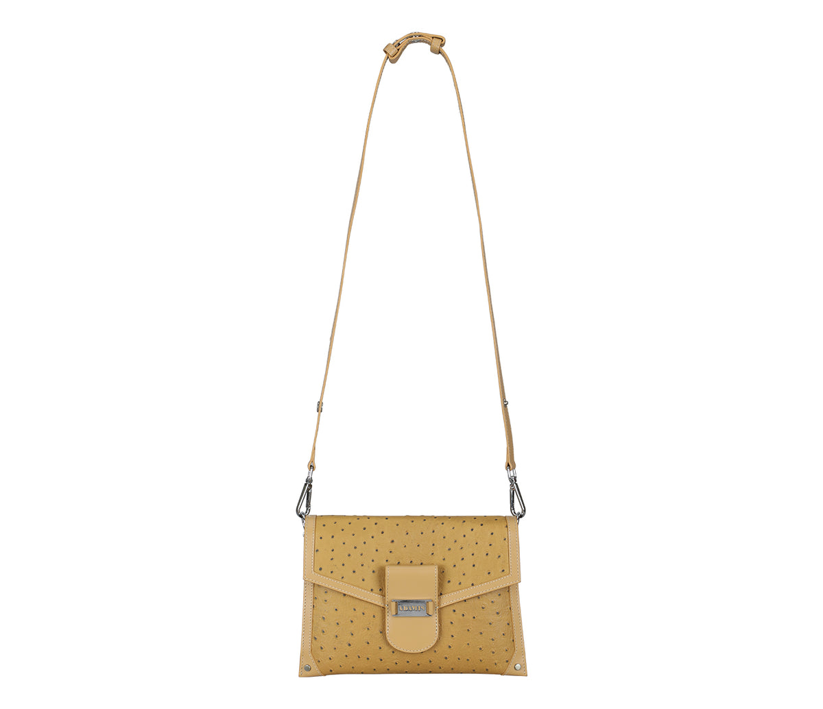 Renata Sling Bag And Clutch Purse - Beige