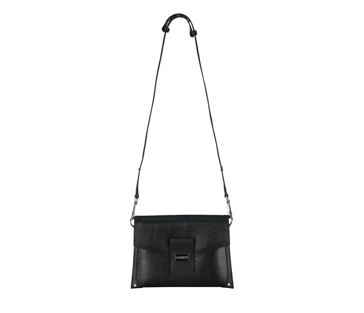 Renata Sling Bag And Clutch Purse - Black