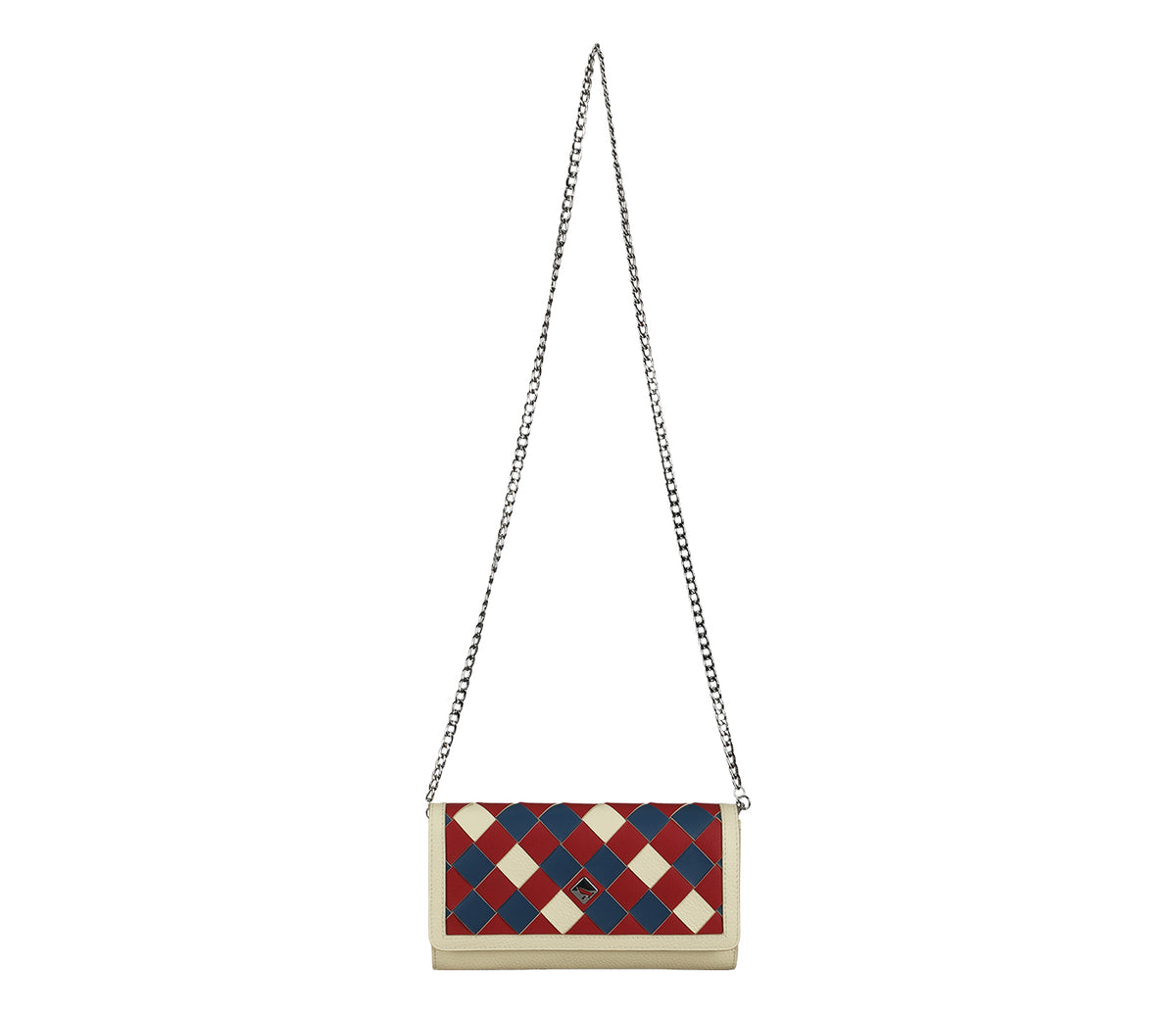 Antonella Clutch And Sling Bag - Offwhite
