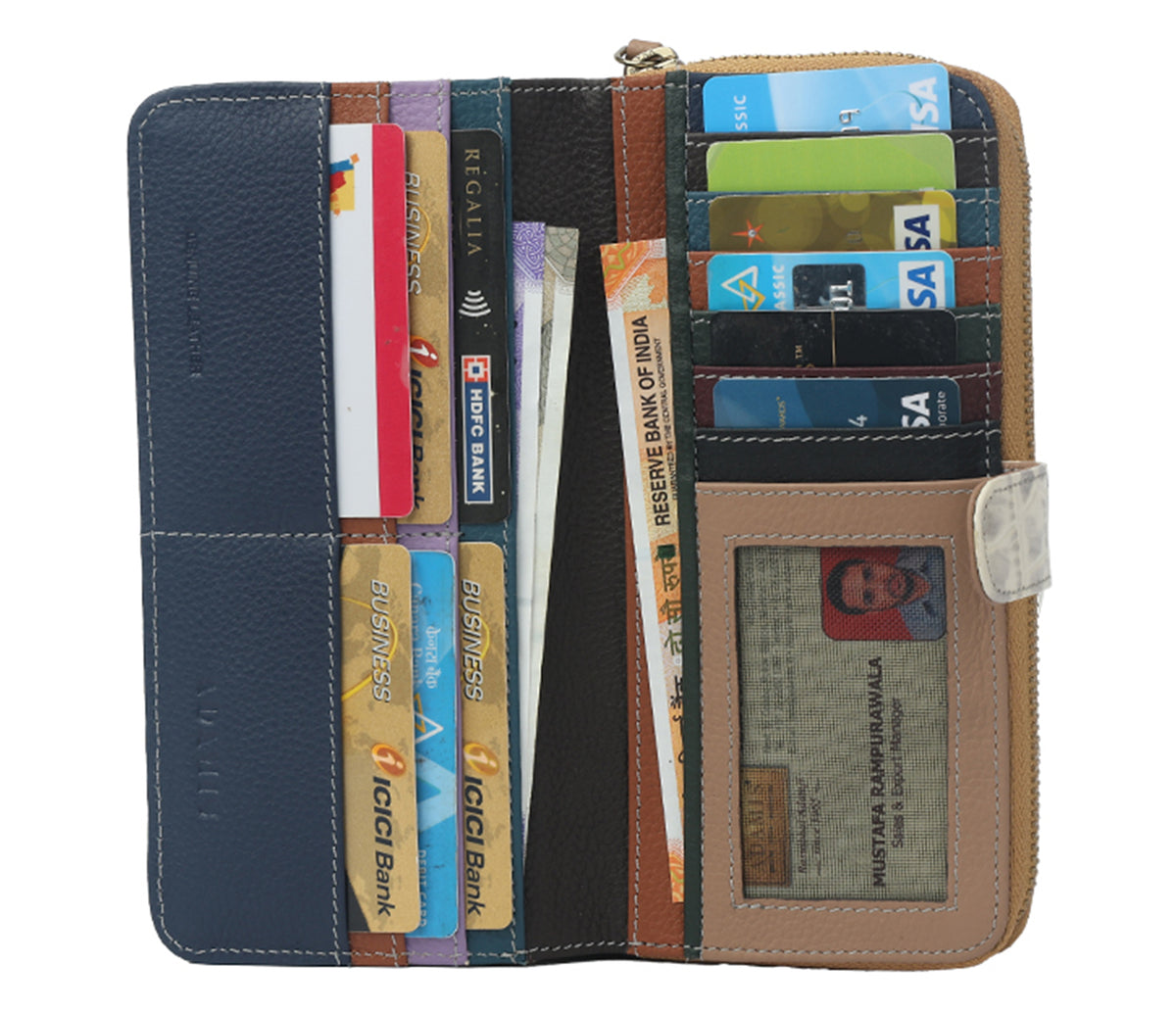 Adriana Womens Wallet - Beige