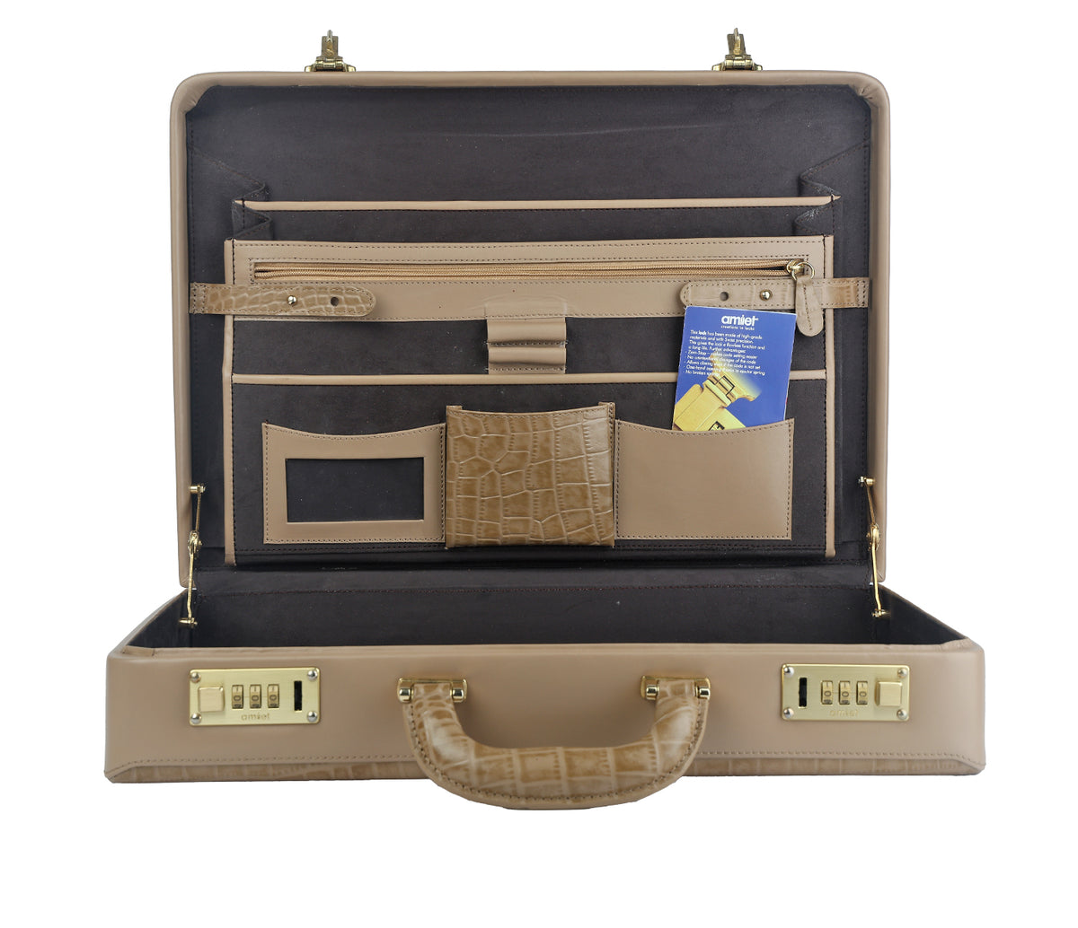 Stephano Briefcase - Beige