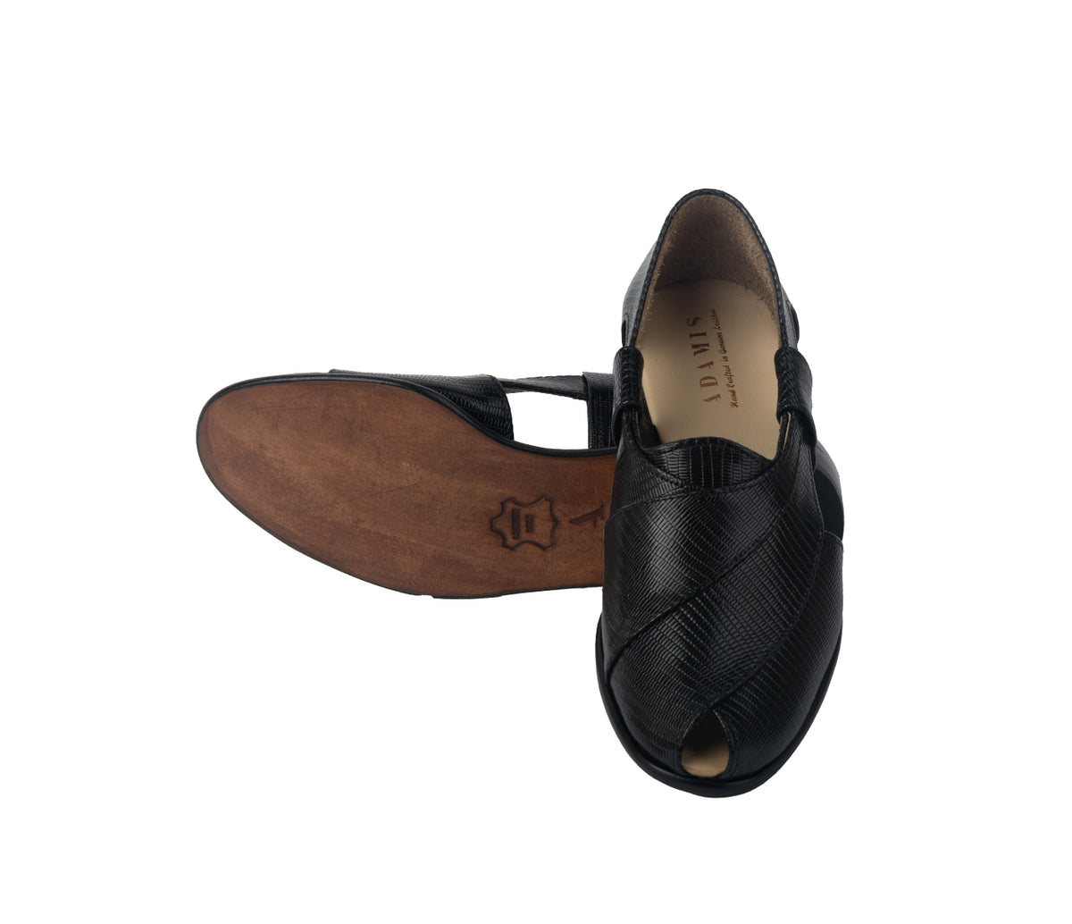 Ethnic Pathani Sandal - Black