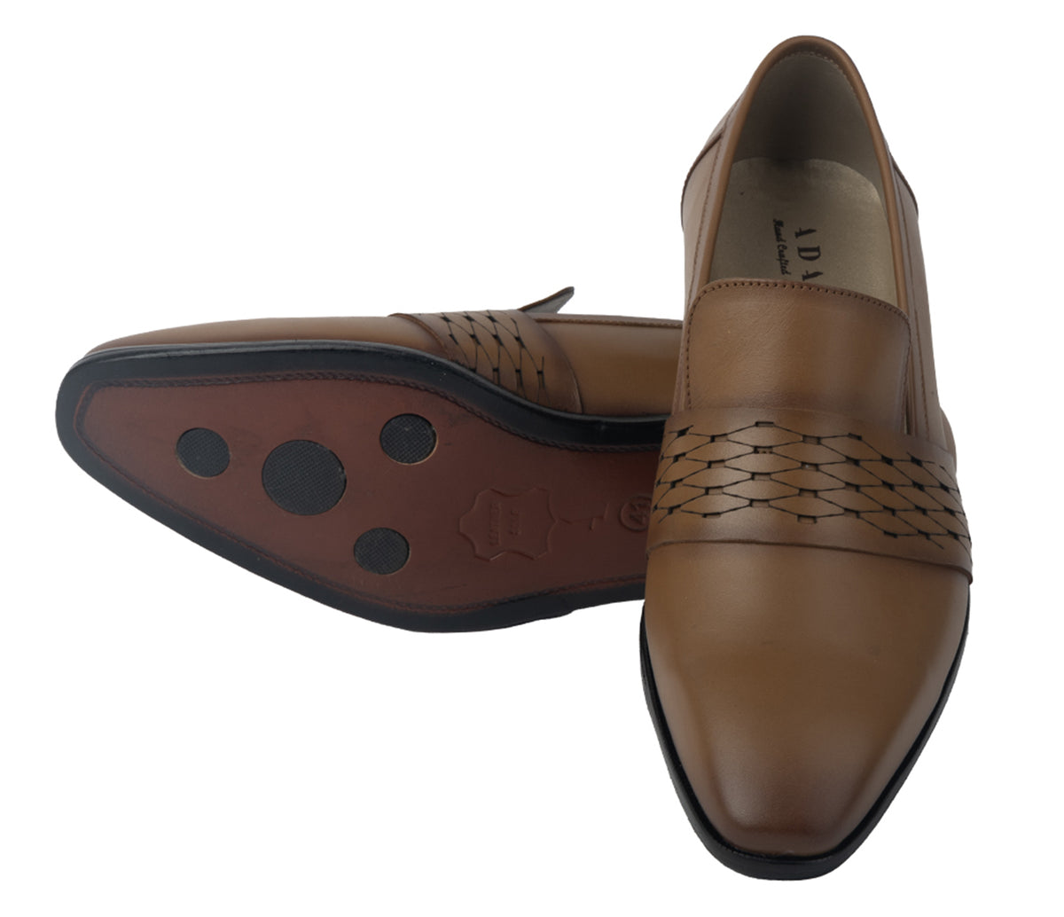 Loafer in Smooth Leather - Tan