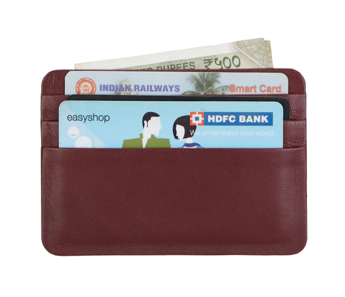 Ultra Slim Card Case - Wine