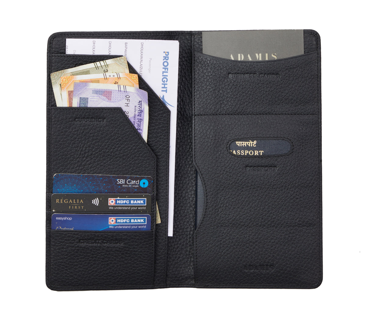 Rafel Travel Wallet - Black