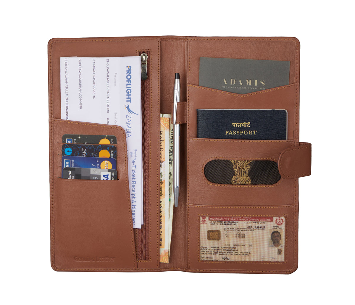 Cynthia Womens Wallet - Tan