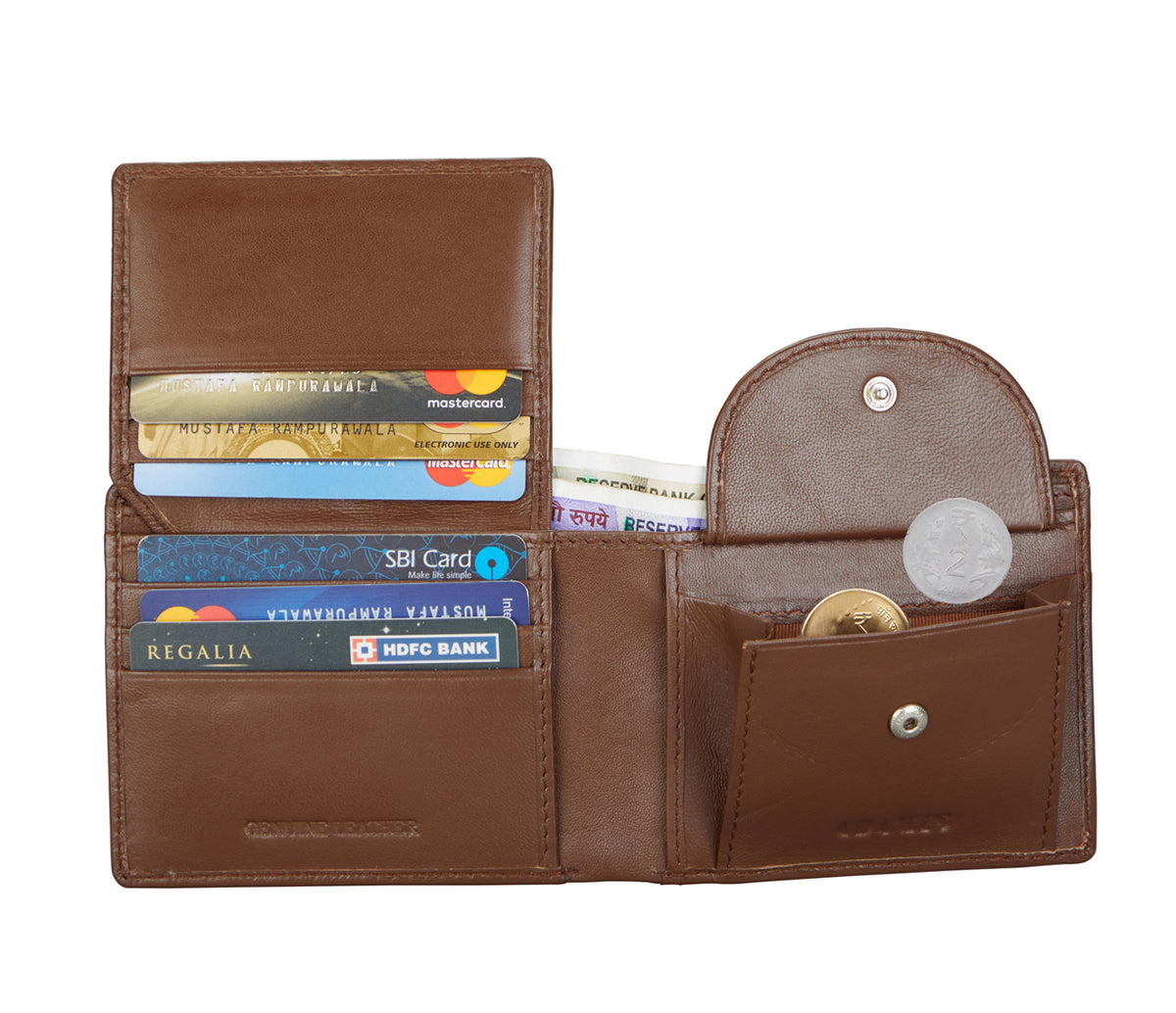 Hudson Mens Wallet - Brown