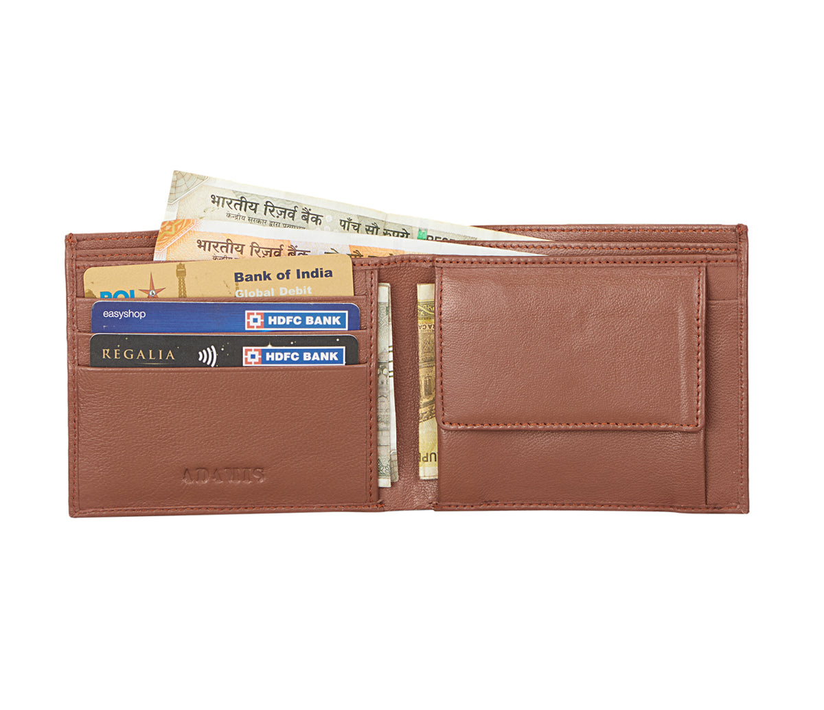 Angelo Mens Wallet - Tan