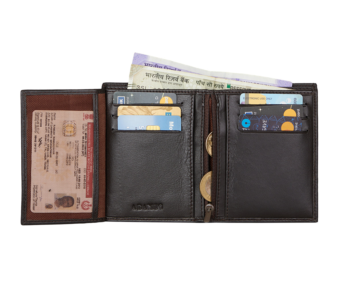 Davide Mens Wallet - Brown