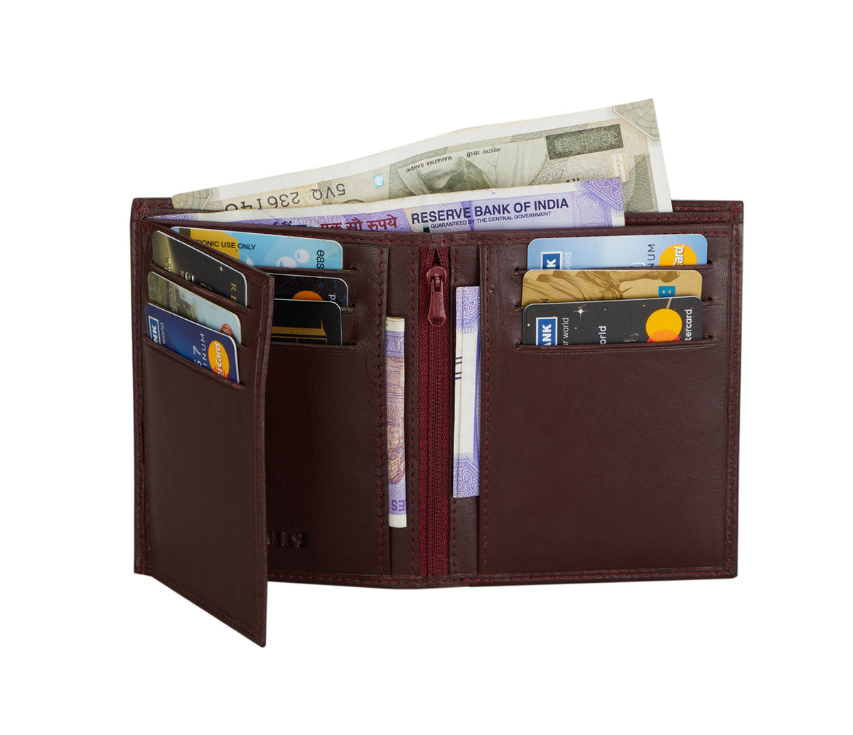 Davide Mens Wallet - Wine
