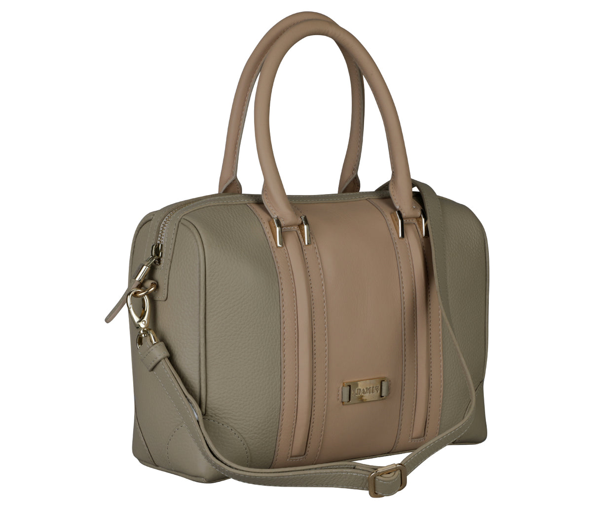 Christa Shoulder Work Bag - Taupe / Beige