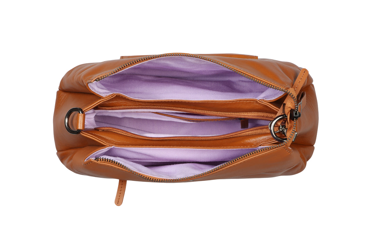 Patricia Shoulder Bag - Tan
