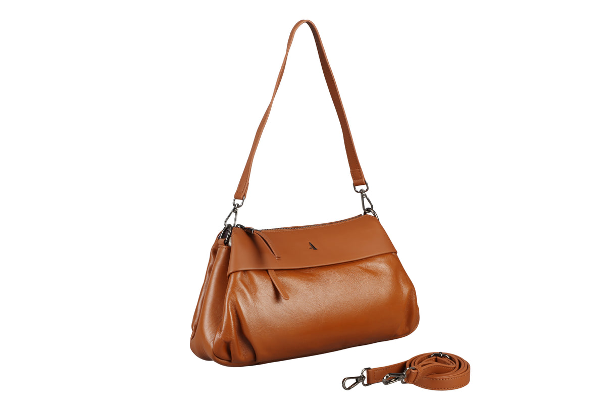Patricia Shoulder Bag - Tan
