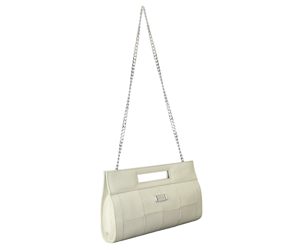 Marcela Clutch Bag - White